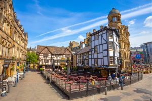 Image of a street in Manchester