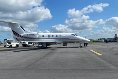 Private jet at Ireland West Airport