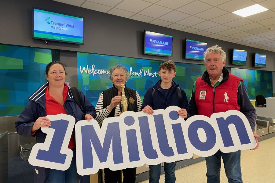 image for ryanair celebrates 1 millionth liverpool passenger at ireland west airport
