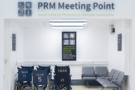 Image of the PRM Meeting Point in the airport