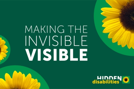 Image of the Hidden Disabilities slogan reading 'Making the invisible visible'