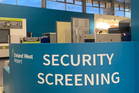 Image of the Security Screening Area at the airport